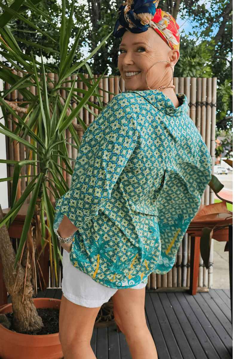 Dreamcatcher Elina Green Shirt On Sale.