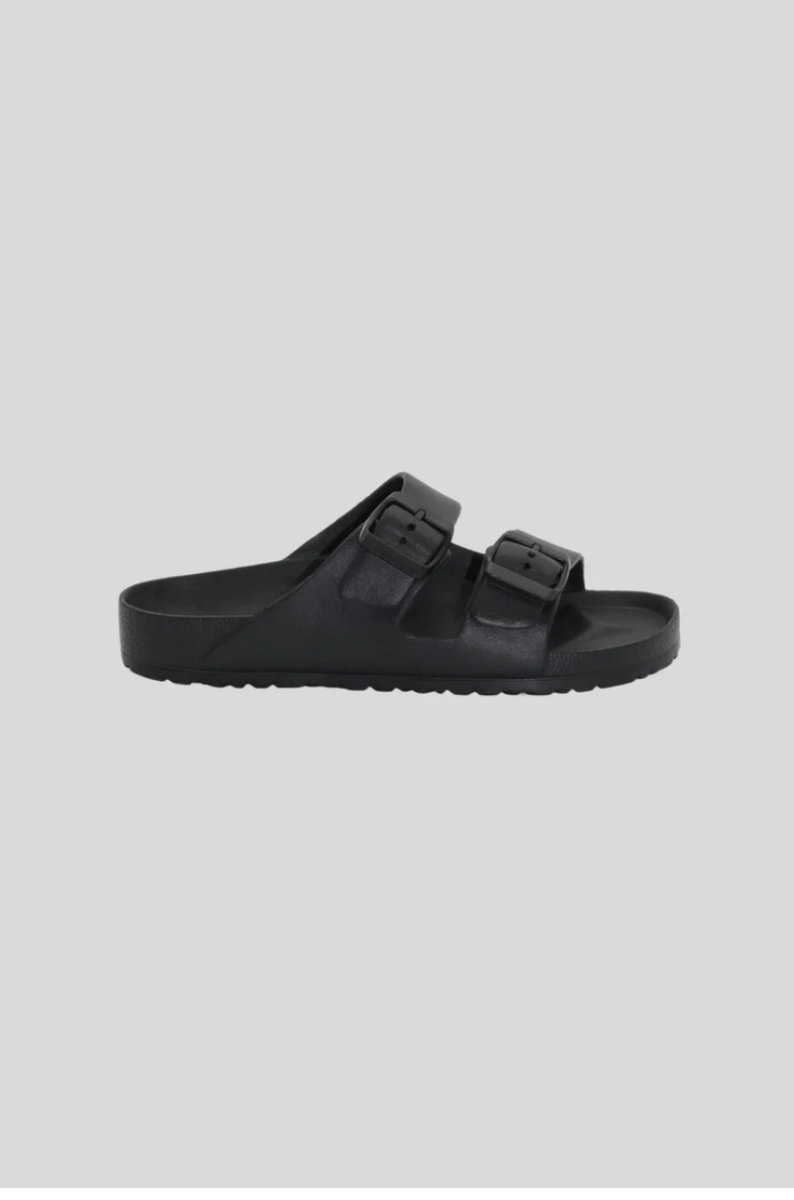 Human Ripe Sandals Slides - Black.