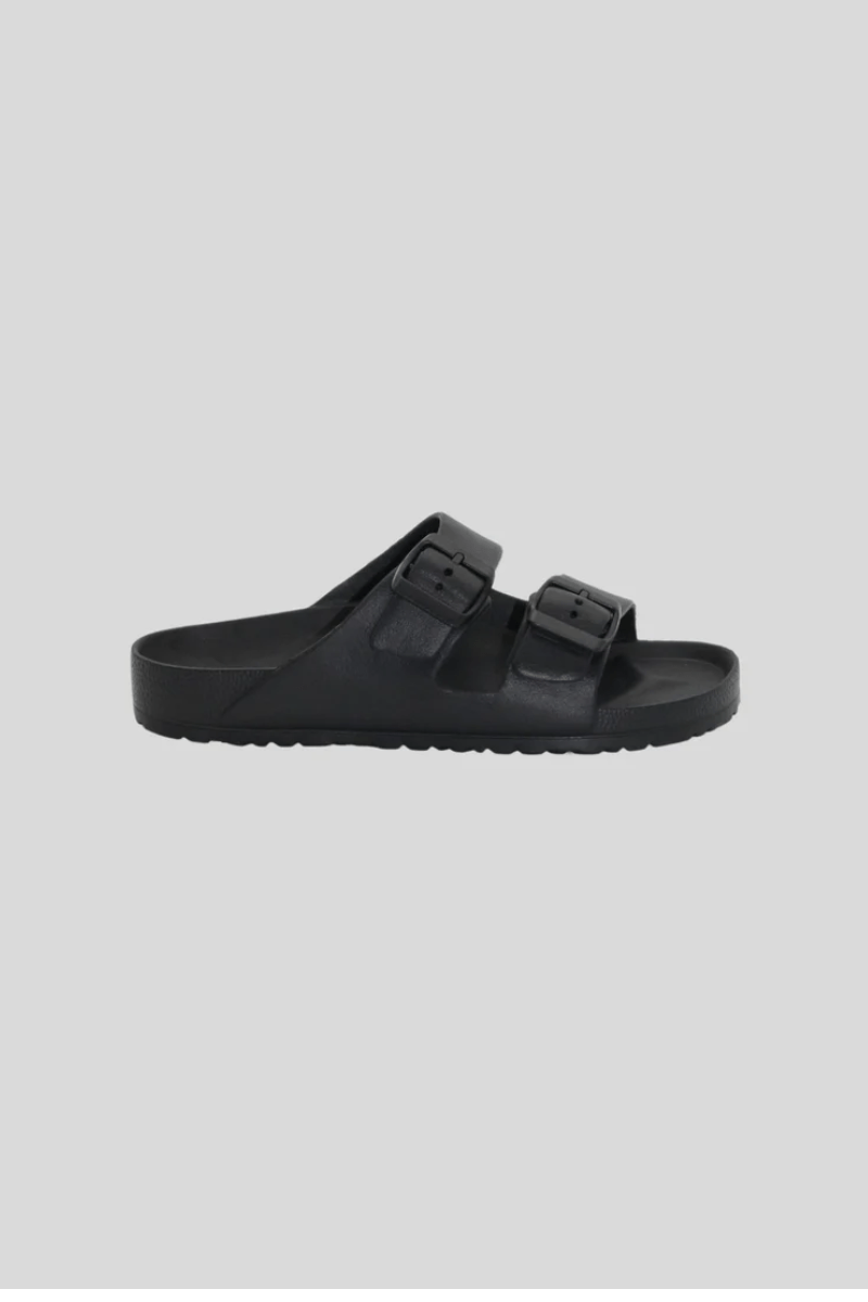 Human Ripe Sandals Slides - Black.