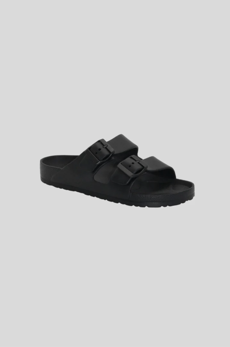 Human Ripe Sandals Slides - Black.