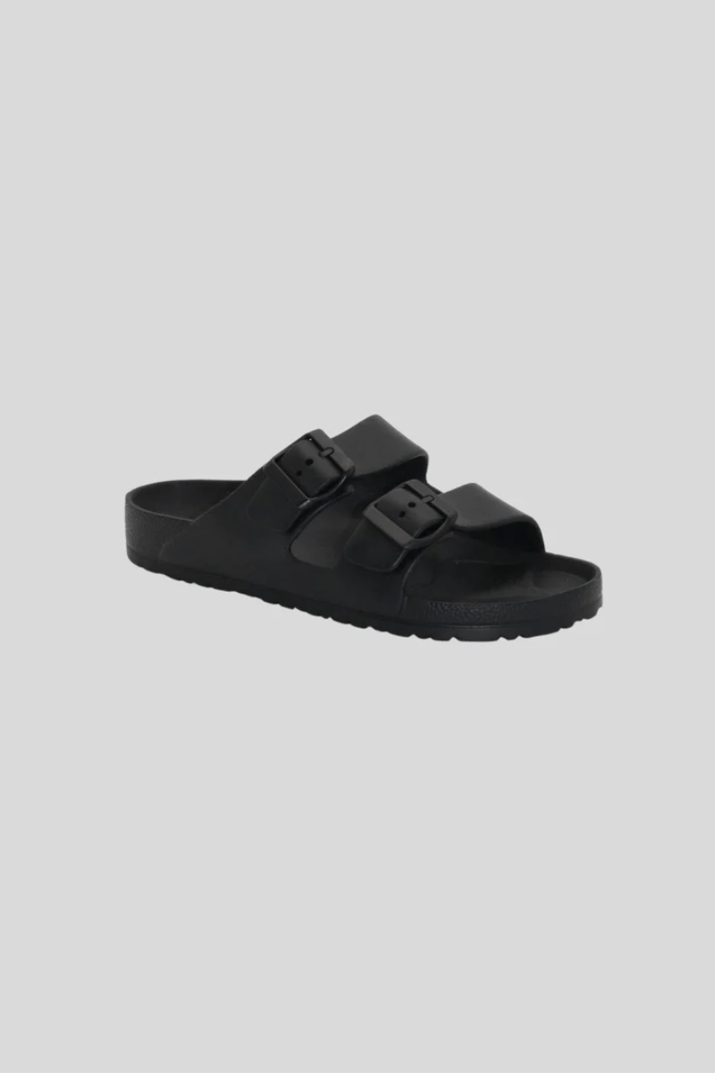 Human Ripe Sandals Slides - Black.