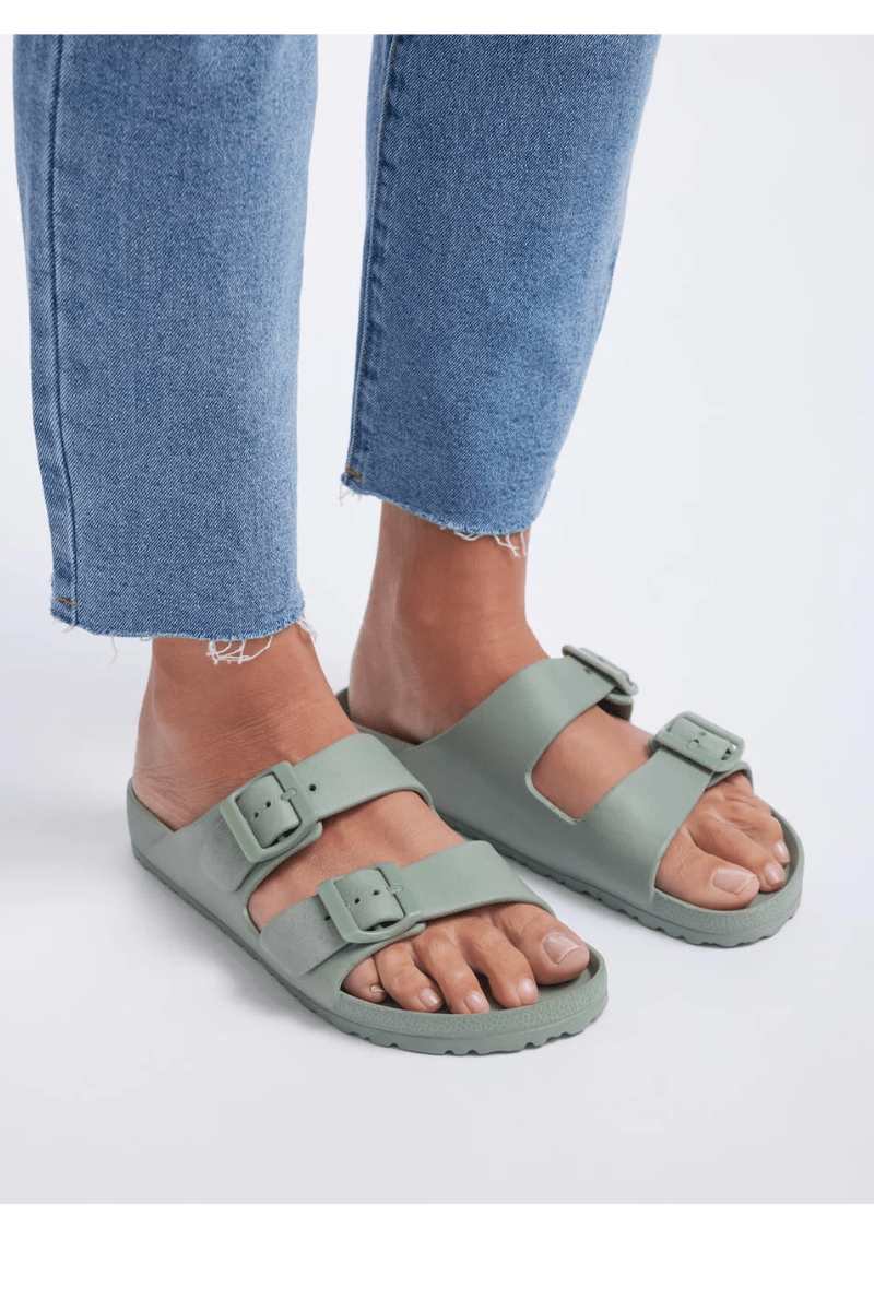 Human Ripe Sandals Slides - Willow.