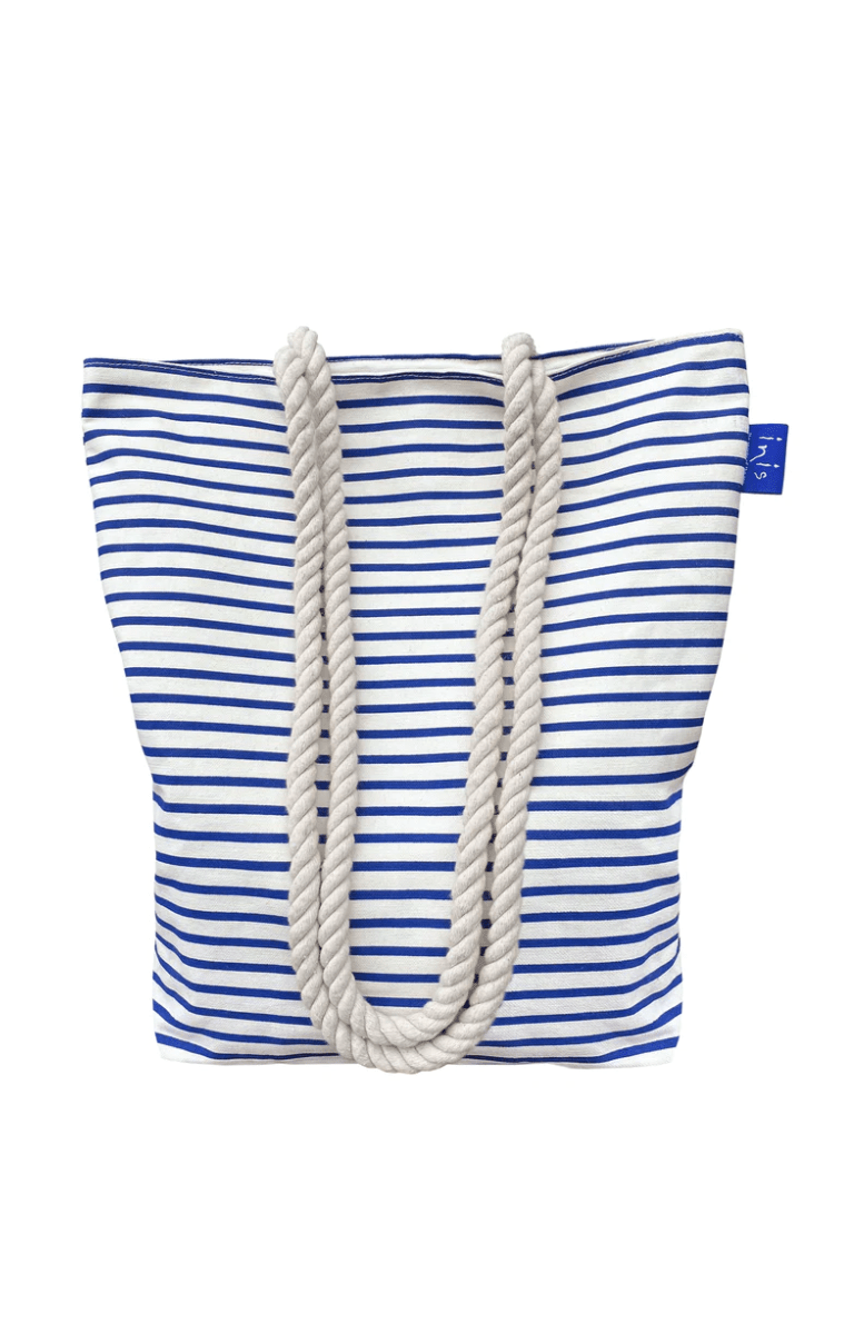 Inis Blue Striped Beach Bag Inis Blue Striped Beach Bag.