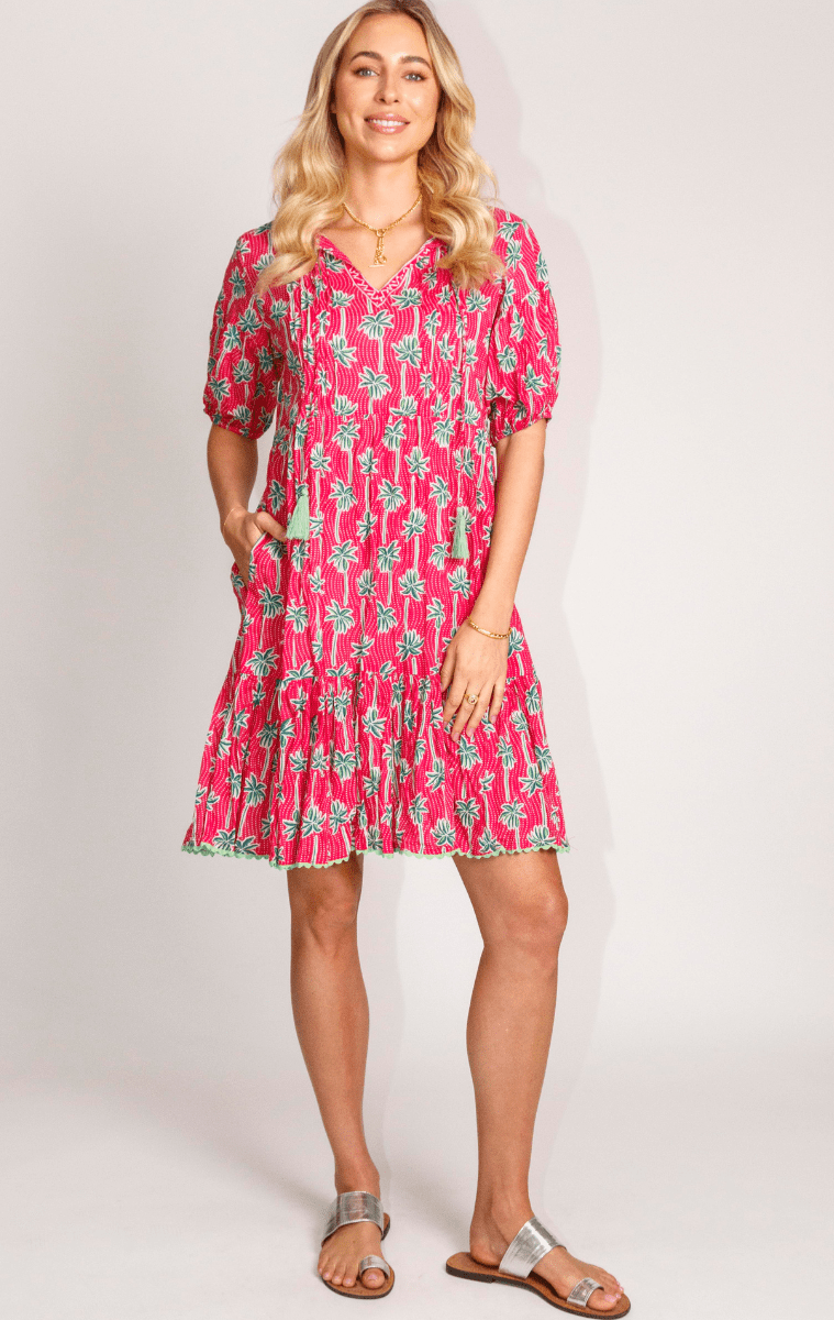 Lula Life Palm Cove Dress Melon.