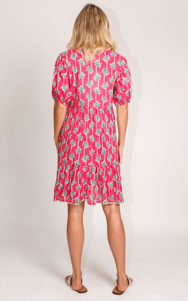 Lula Life Palm Cove Dress Melon.