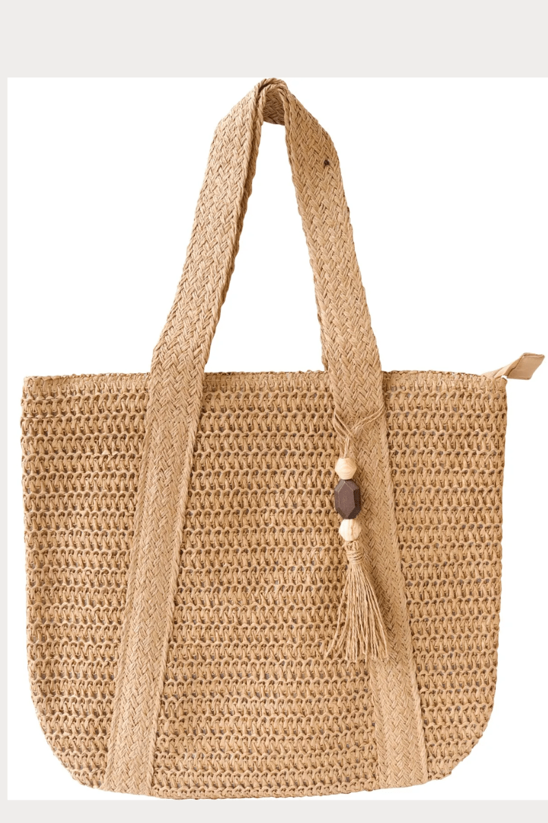 La Vida Woven Bag - Bleach.