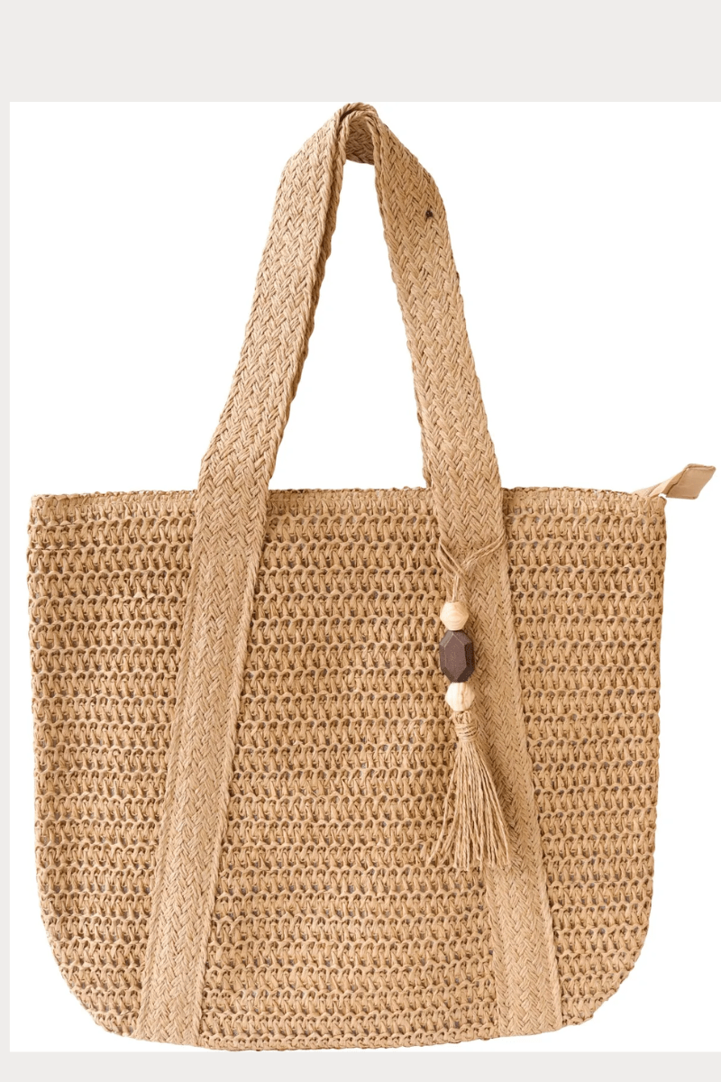 La Vida Woven Bag - Bleach.