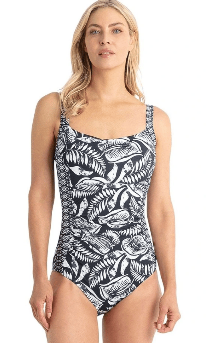 Jantzen Waterloo DDE Soft Strap Square Neck One Piece.