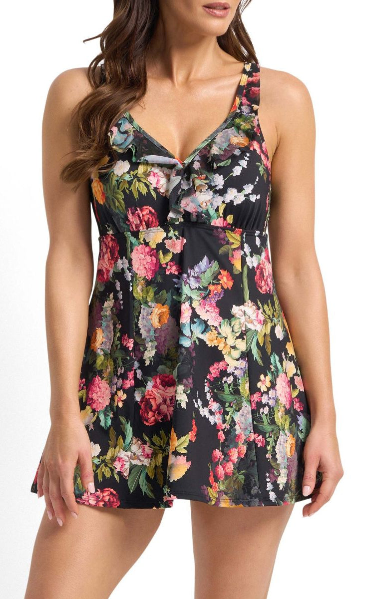 jantzen-abbie-mesh-ruffle-swim-dress-one-piece-black-ozresort