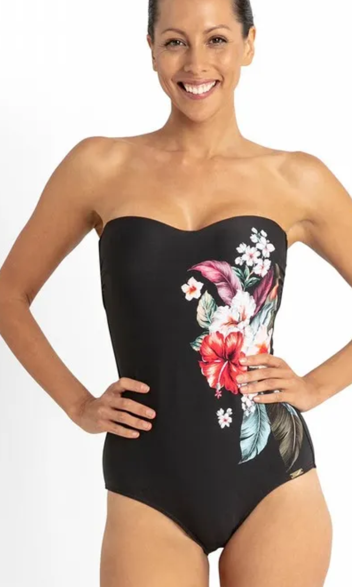 Jantzen Raeni Seamless Bandeau One Piece.