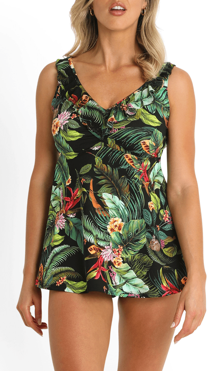 Jantzen Meka DDE Mesh Frill Singlet.