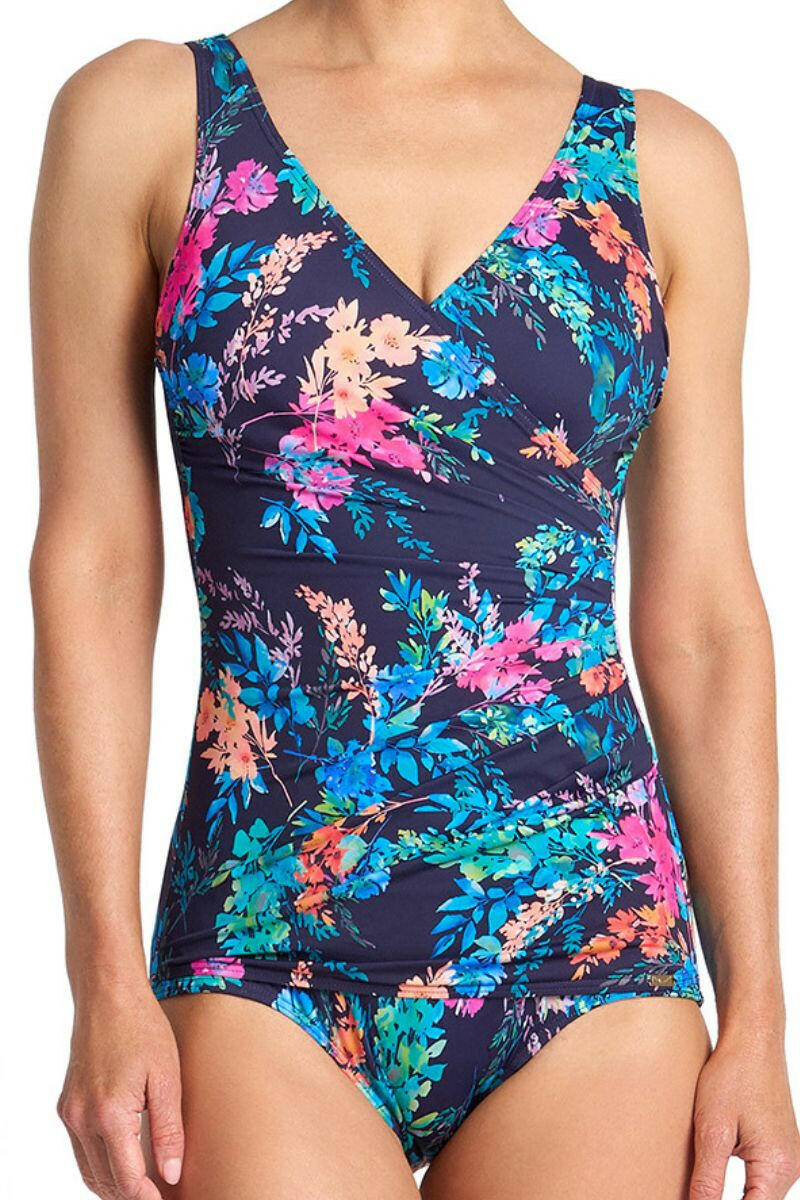 Jantzen Fresia Sheath One Piece - Navy.