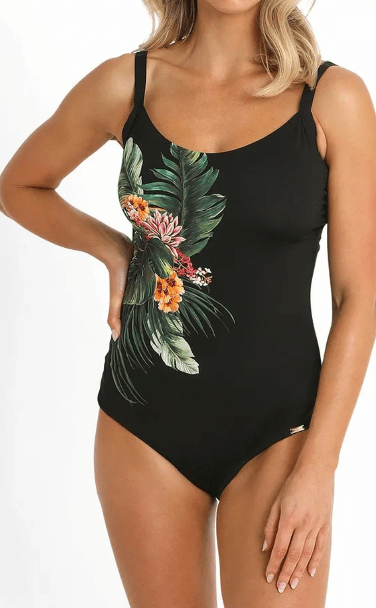 Jantzen Sunset E-F Scoop One Piece - Black.