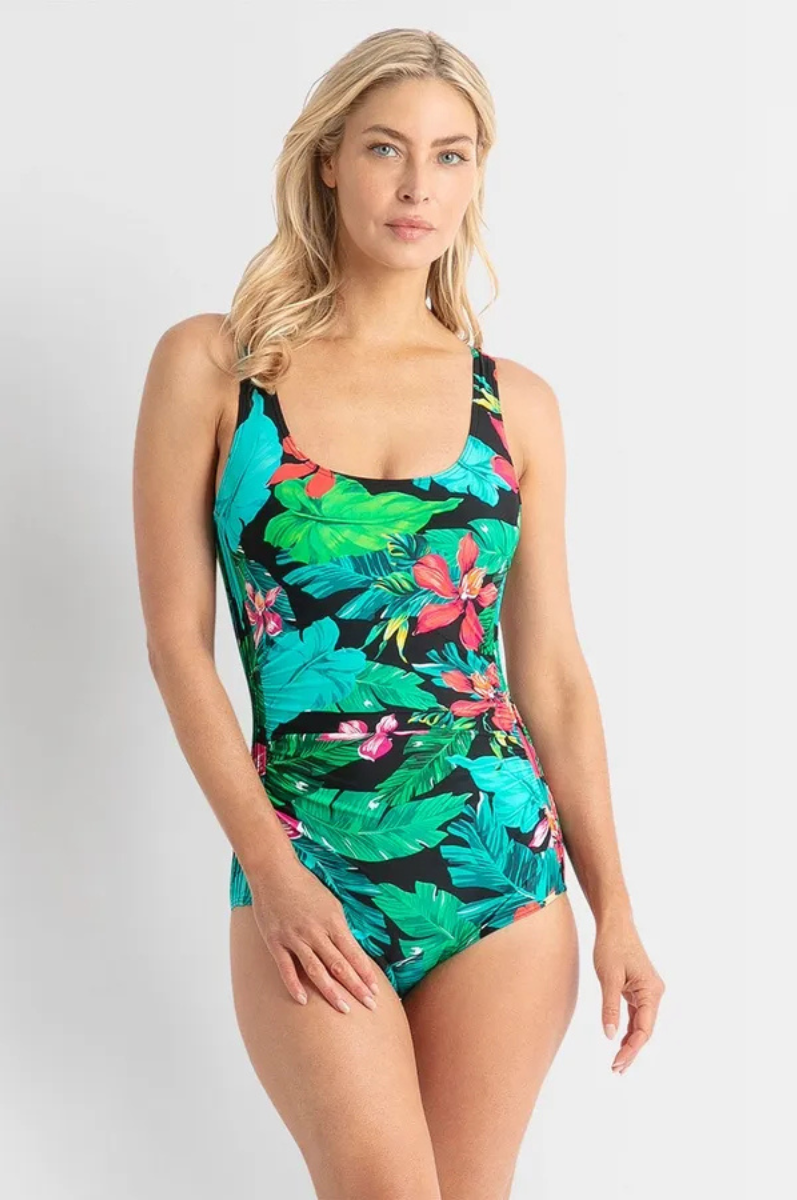 Jantzen Select Pintuck Mastectomy One Piece - Black.