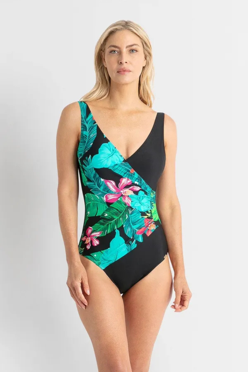 Jantzen Select Surplice One Piece - Black.