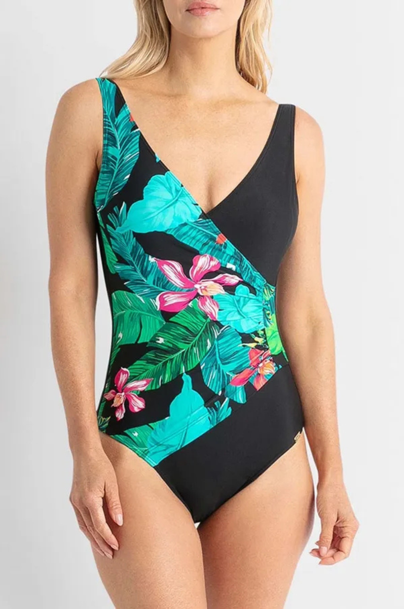 Jantzen Select Surplice One Piece - Black.