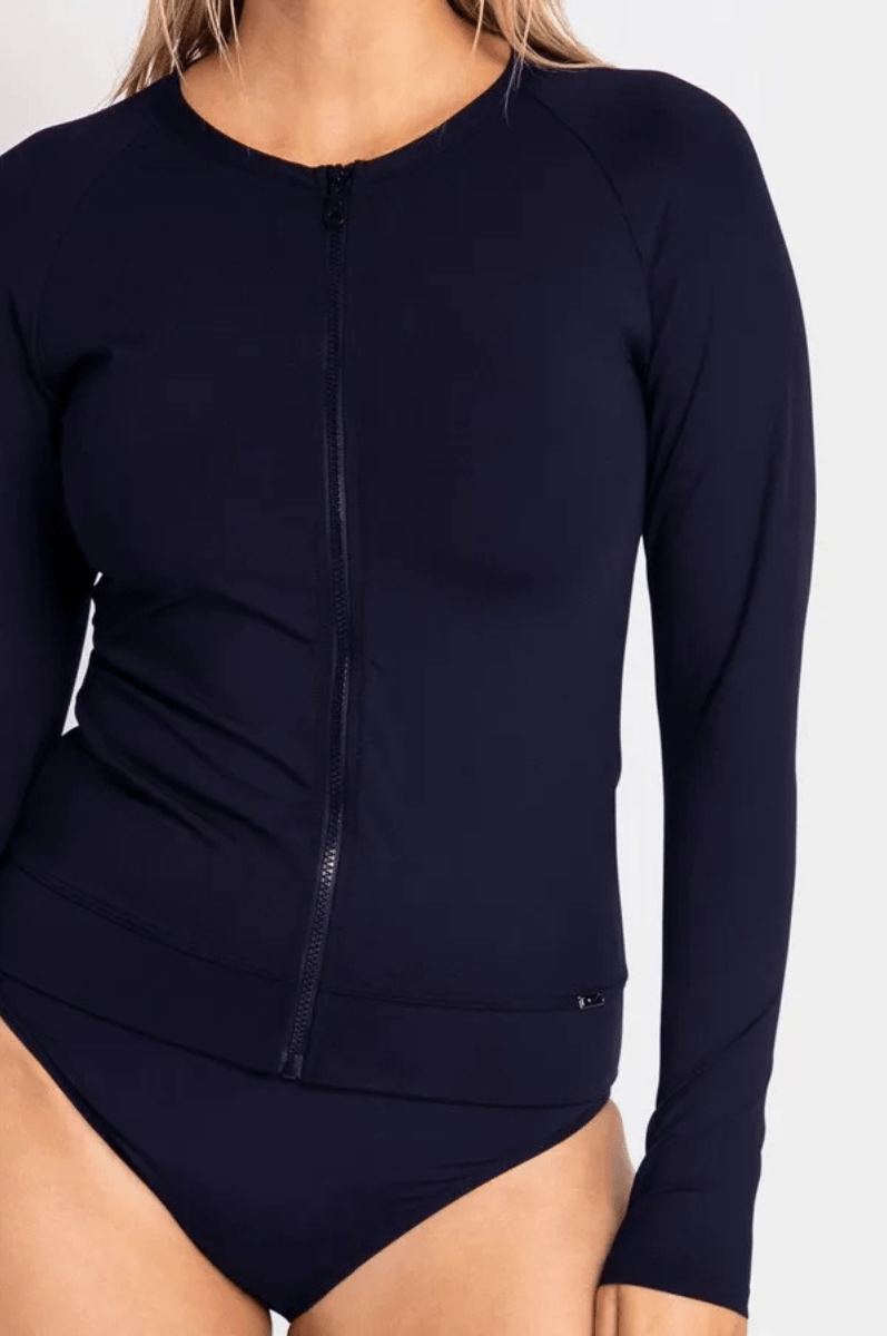 Jantzen Cosmopolitan Zip Rashie Ink.