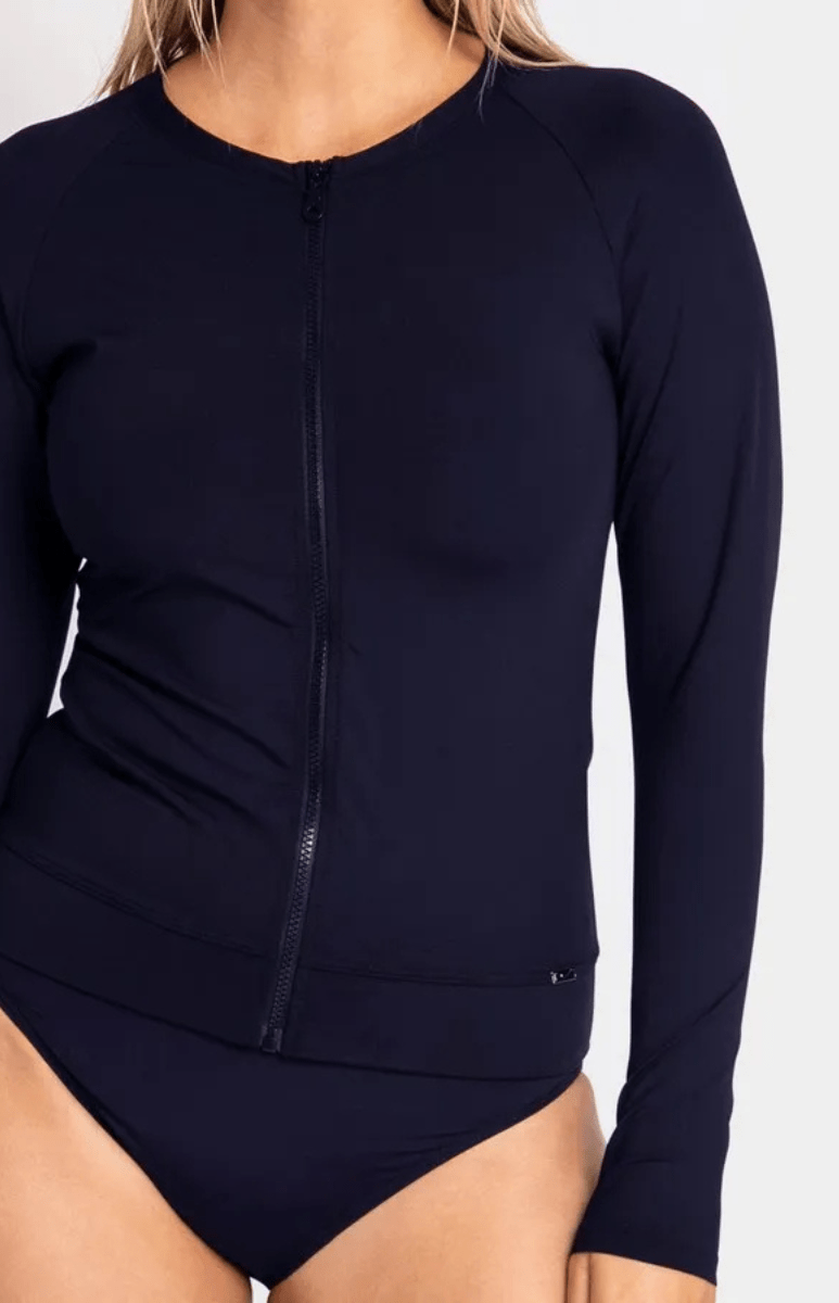 Jantzen Cosmopolitan Zip Rashie Ink.