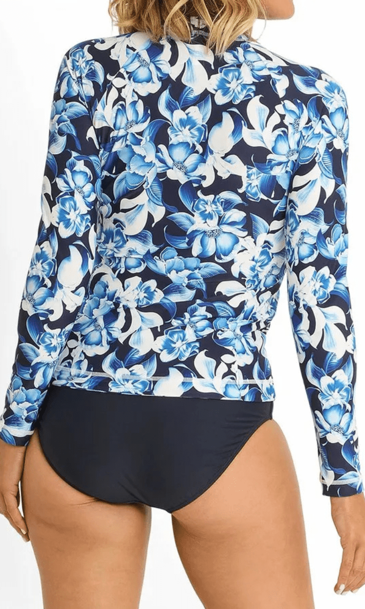 Jantzen Select Zip Front Rash Vest Navy.