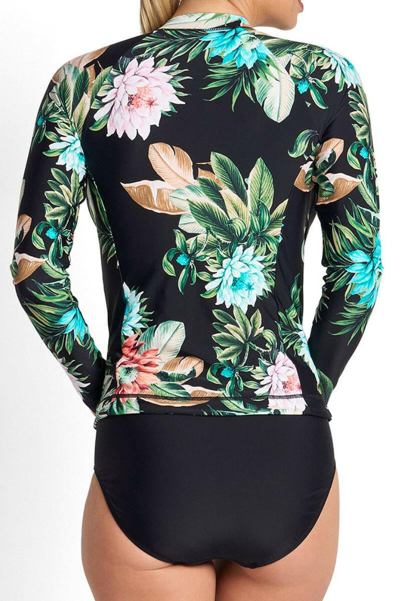 Jantzen Select L/S Mast Rashie - Black.
