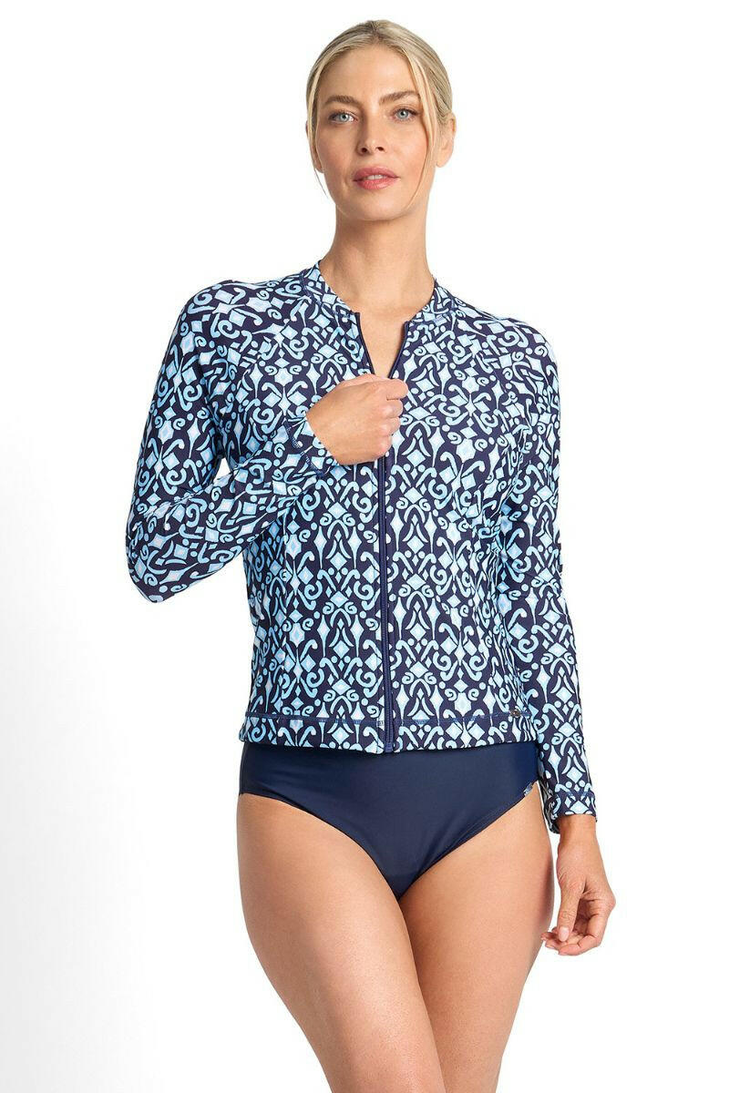 Jantzen Select L/S Mast Rashie - Navy.