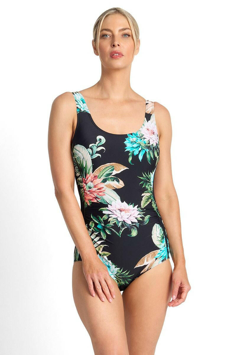 Jantzen Select Pintuck Mastectomy One Piece - Black.
