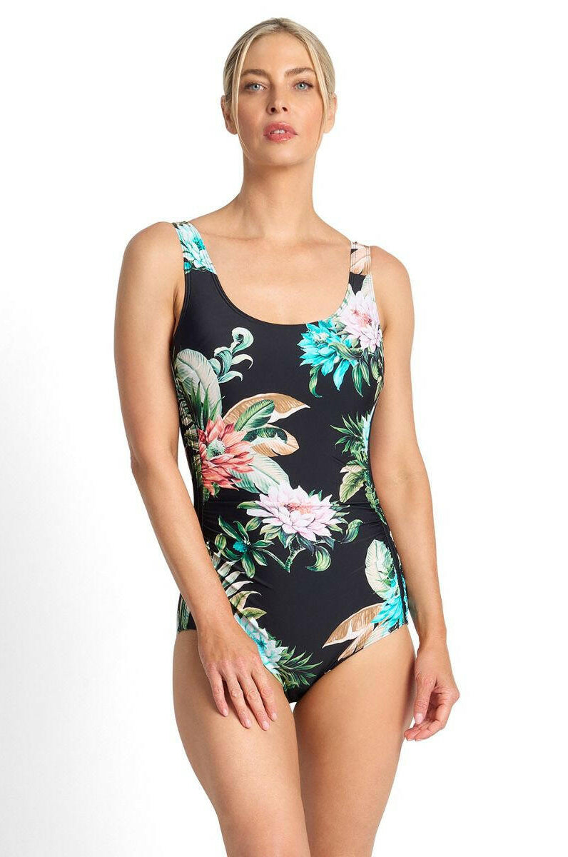 Jantzen Select Pintuck Mastectomy One Piece - Black.