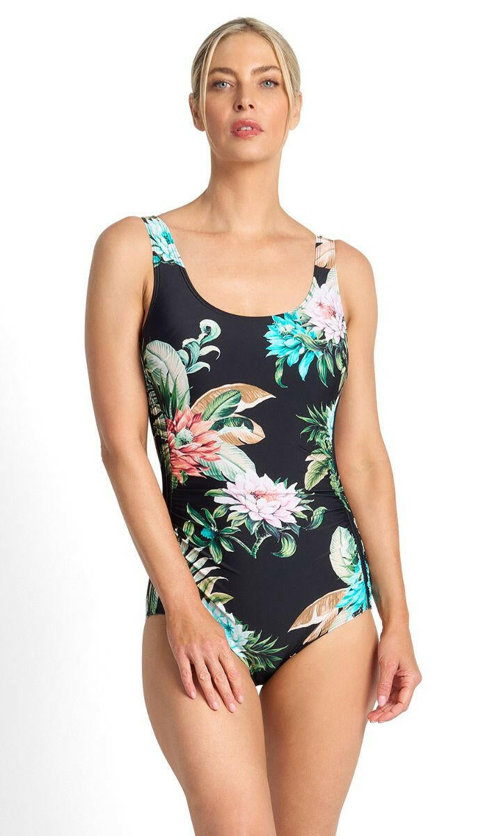 Jantzen Select Pintuck Mastectomy One Piece - Black.