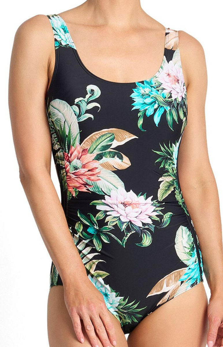 Jantzen Select Pintuck Mastectomy One Piece - Black.