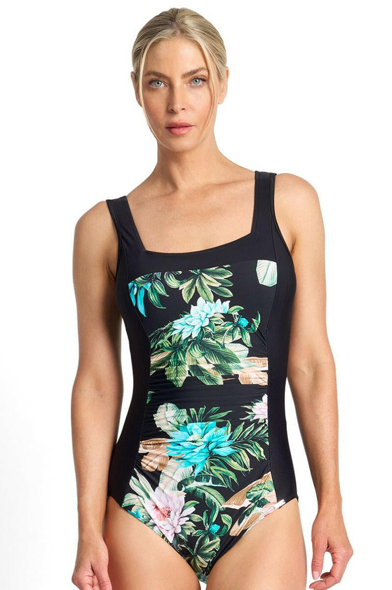 Jantzen Select Square Neck One Piece - Black.