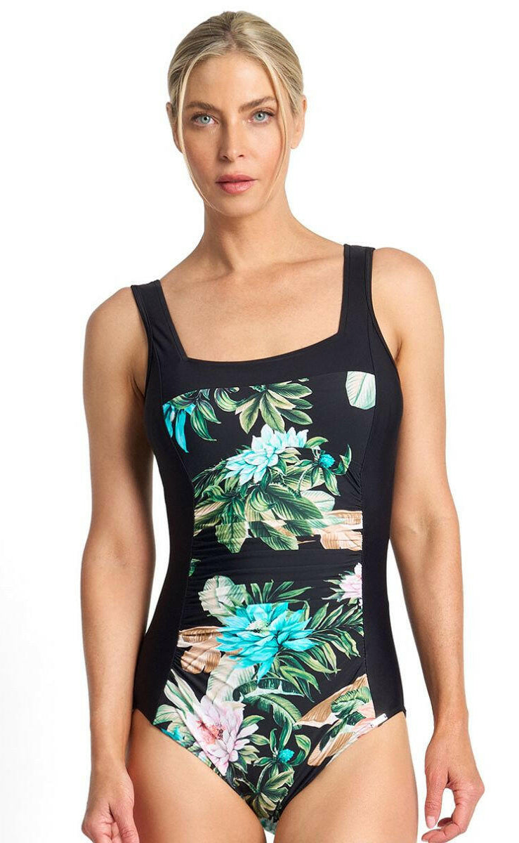 Jantzen Select Square Neck One Piece - Black.