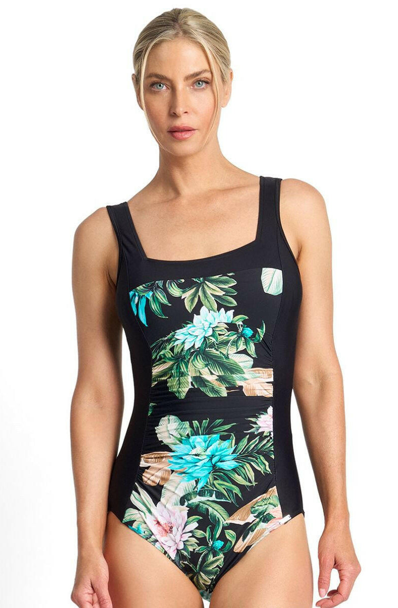 Jantzen Select Square Neck One Piece - Black.