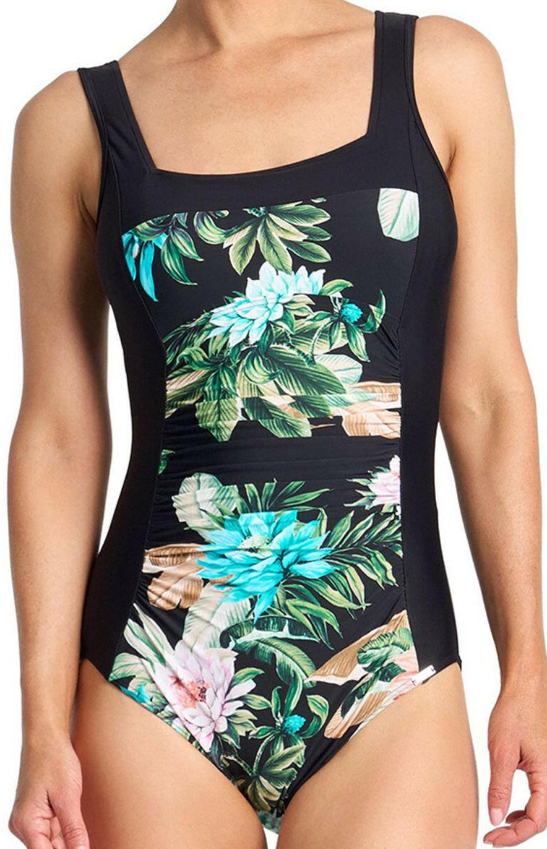 Jantzen Select Square Neck One Piece - Black.