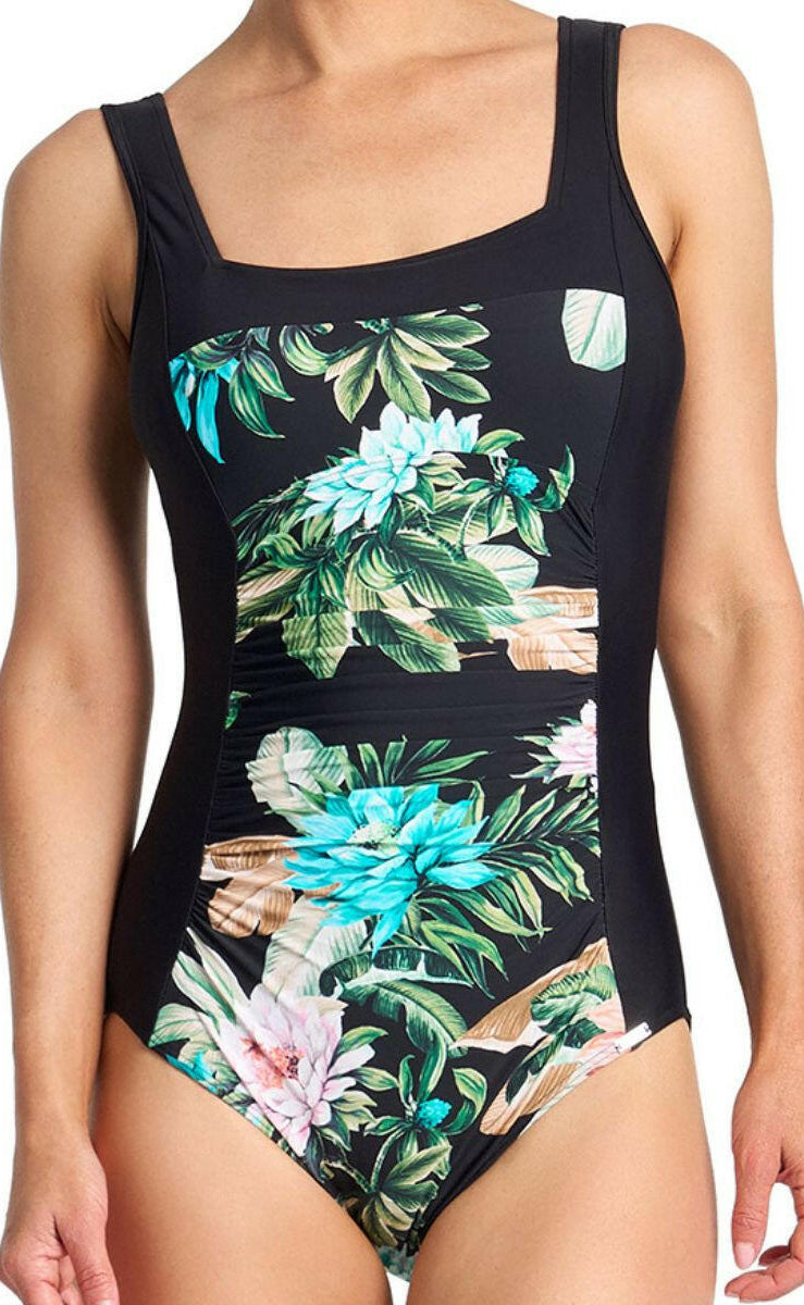 Jantzen Select Square Neck One Piece - Black.