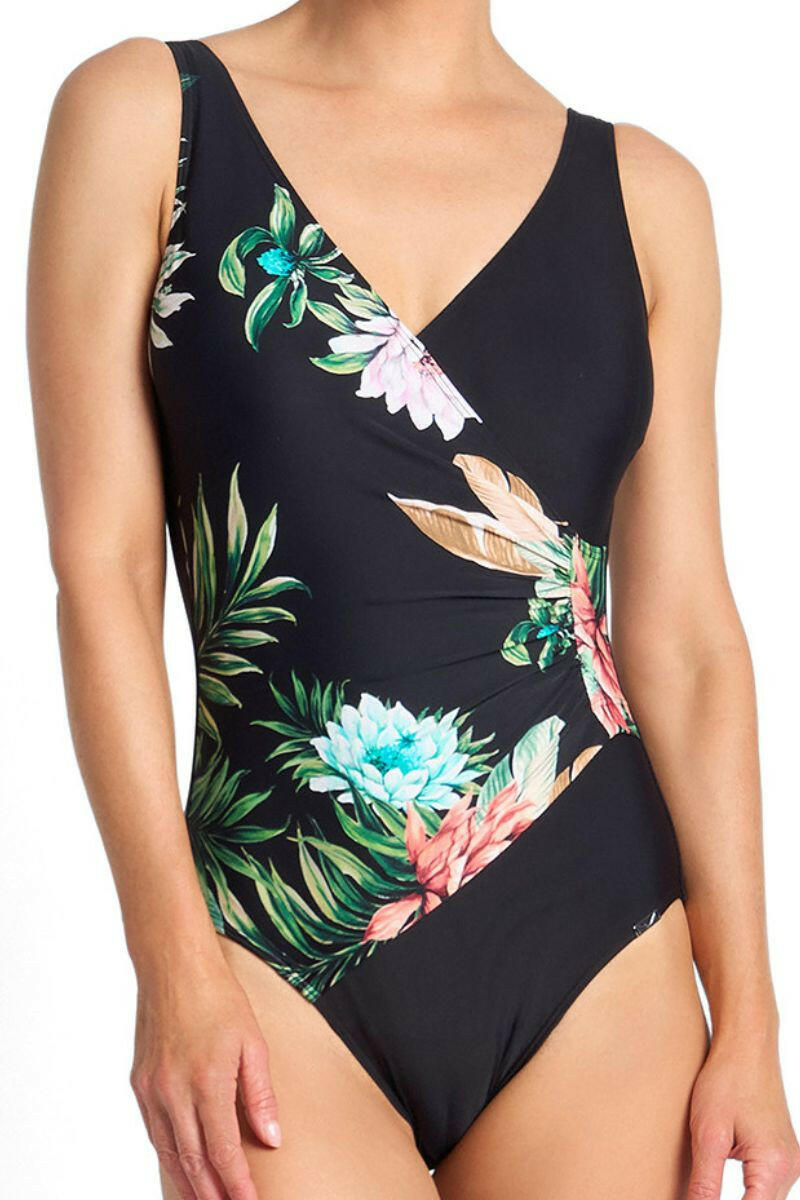 Jantzen Select Surplice One Piece - Black.