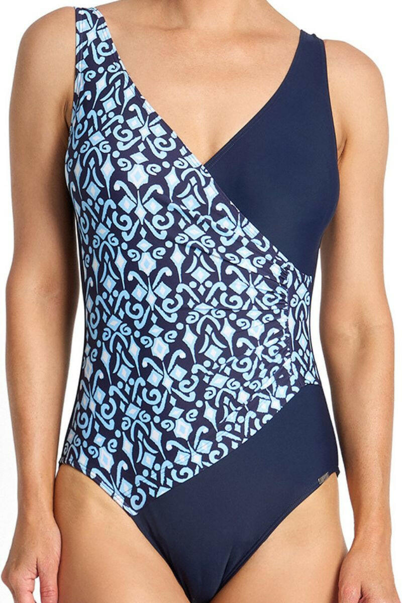 Jantzen Select Surplice One Piece - Navy.