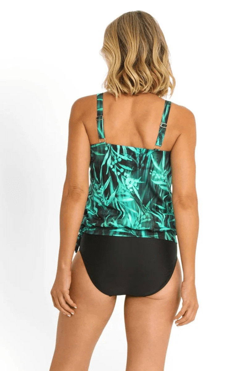 Jantzen Rainforest Bandeau Blouson Singlet - Green.