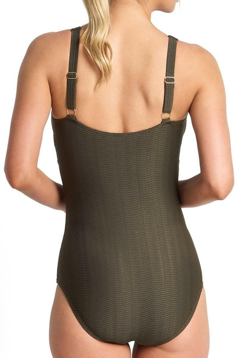 Jantzen Sky High DD/E Vee One Piece - Army.