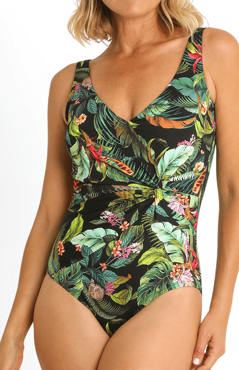 Jantzen Meka Gathered Twist One Piece.