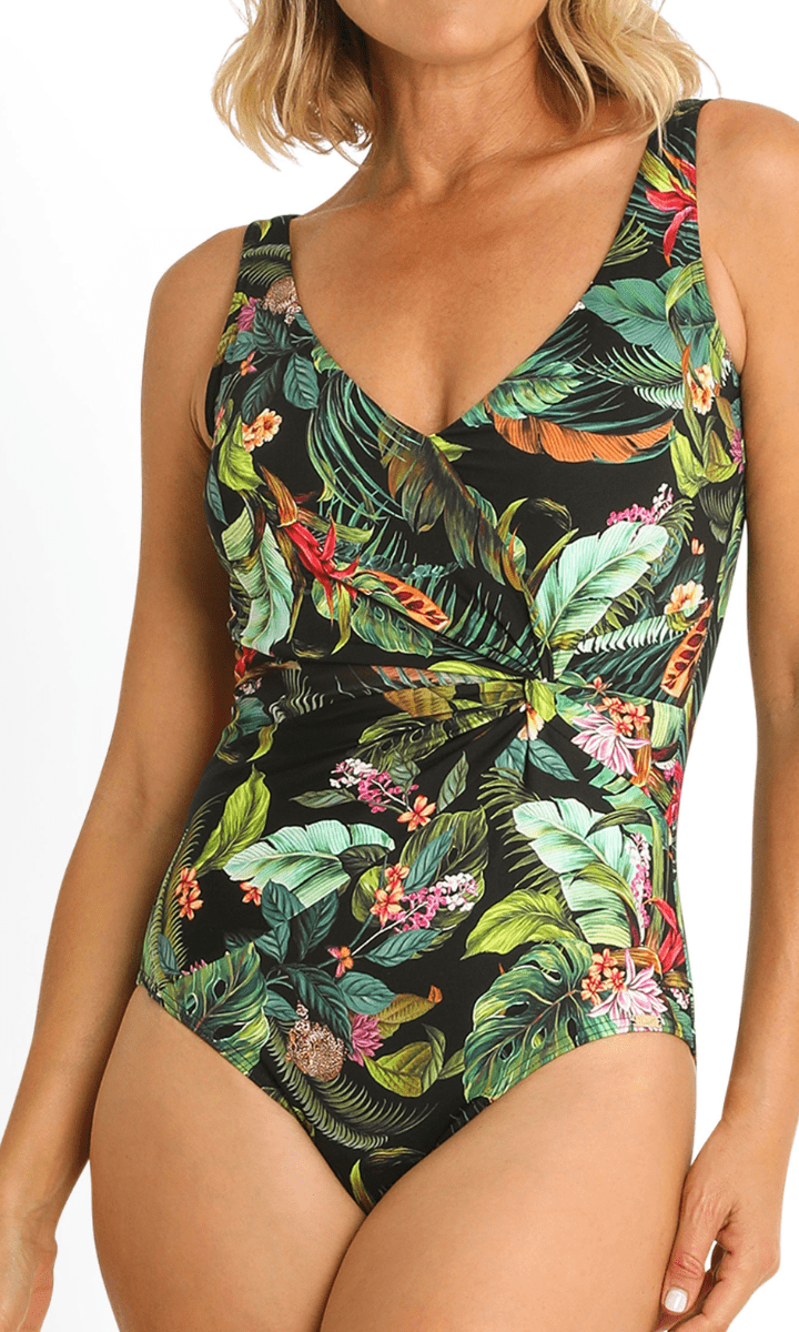 Jantzen Meka Gathered Twist One Piece.