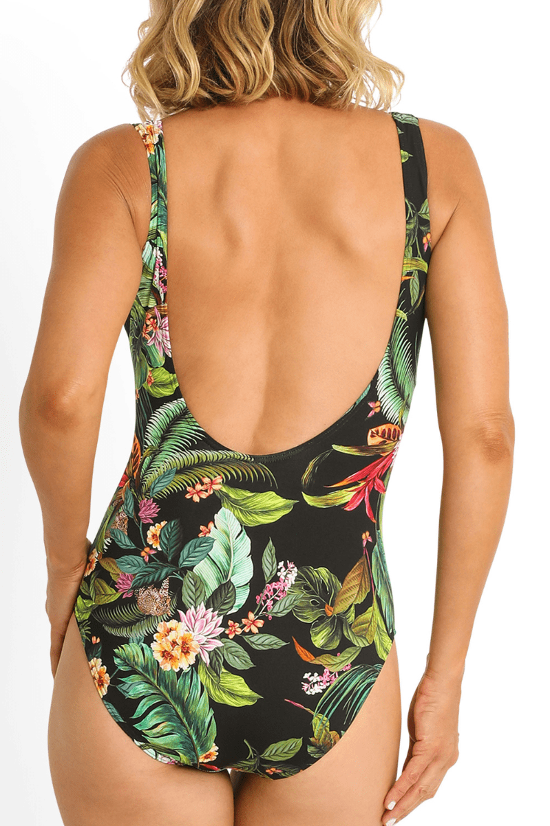 Jantzen Meka Gathered Twist One Piece.