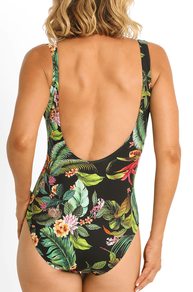 Jantzen Meka Gathered Twist One Piece.