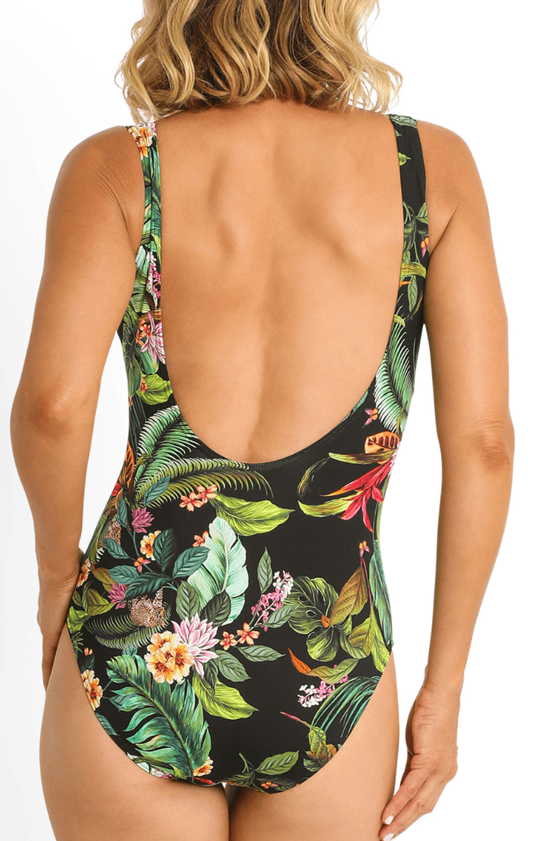 Jantzen Meka Gathered Twist One Piece.