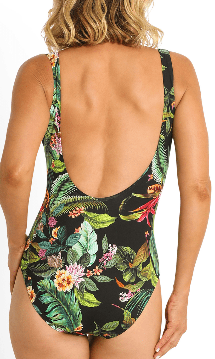 Jantzen Meka Gathered Twist One Piece.