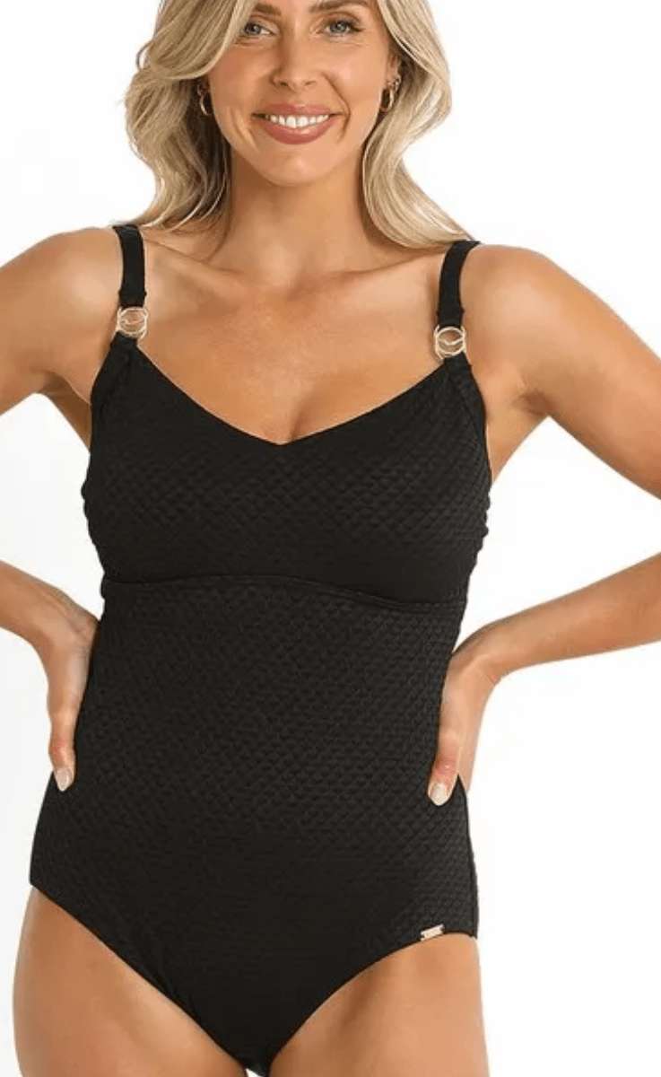 Jantzen Limitless F/G Minimiser One Piece Swimsuit Royal & Black.