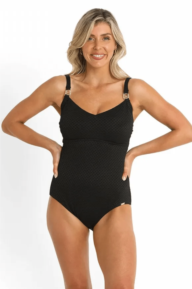 Jantzen Limitless F/G Minimiser One Piece Swimsuit Royal & Black.