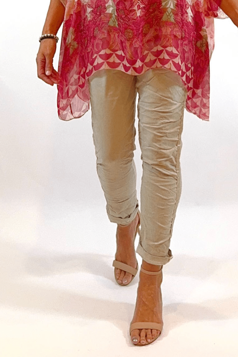 La Strada Tape Stretch Jogger Pant.