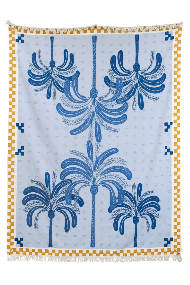 La Vida Xtra Large Sand Free Beach Towel - Palm Breeze.