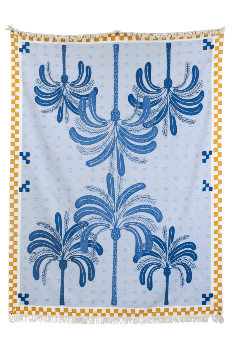La Vida Xtra Large Sand Free Beach Towel - Palm Breeze.