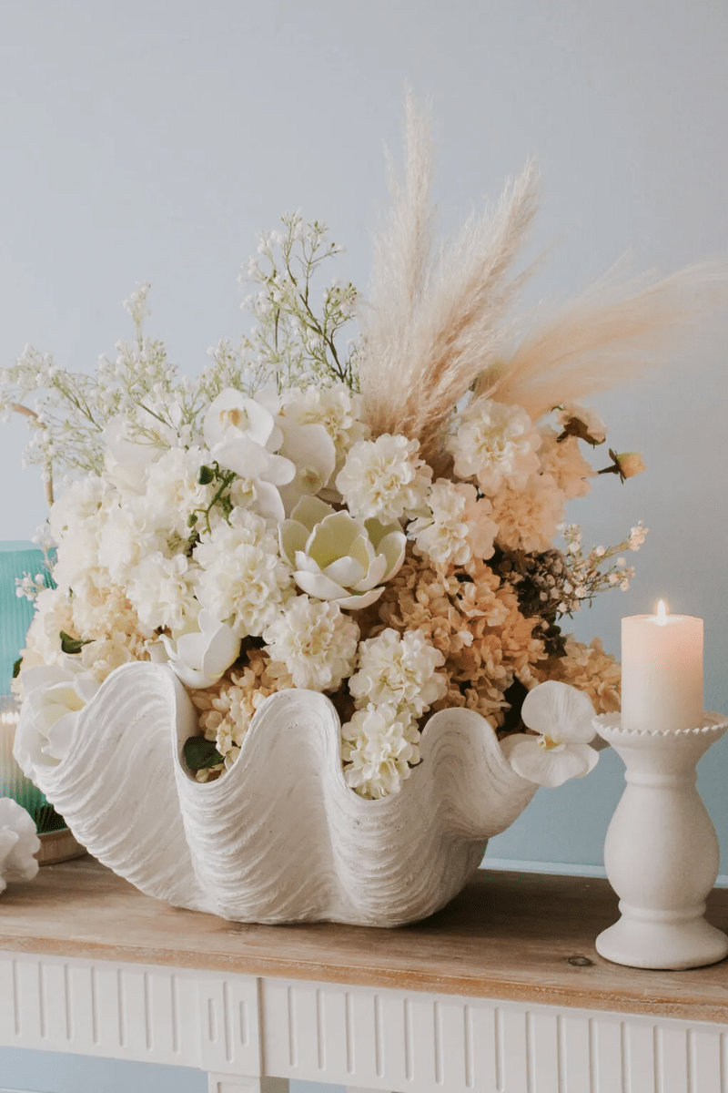 La Vida Clam Shell Giant White.